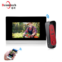 Bcomtech New Arrival Wireless Doorbell Camera 7" TFT LCD Screen Weatherproof IP65 Villa Wifi Video Intercom